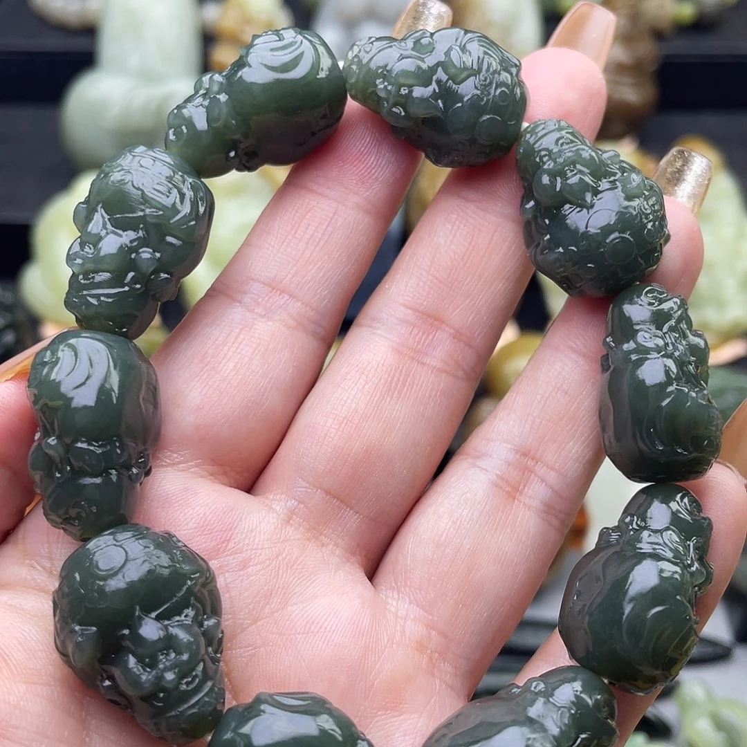 ꧁***꧂和田玉未镶嵌颈饰