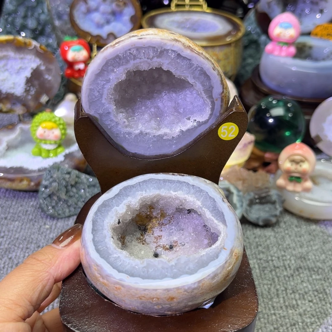 未镶嵌紫晶摆件水晶