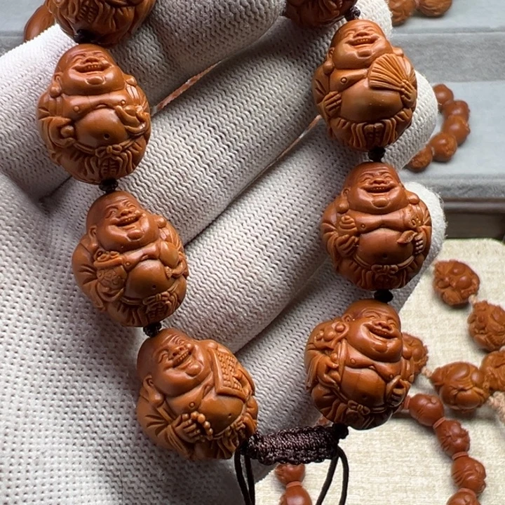 手串橄榄核橄榄核雕工艺制作