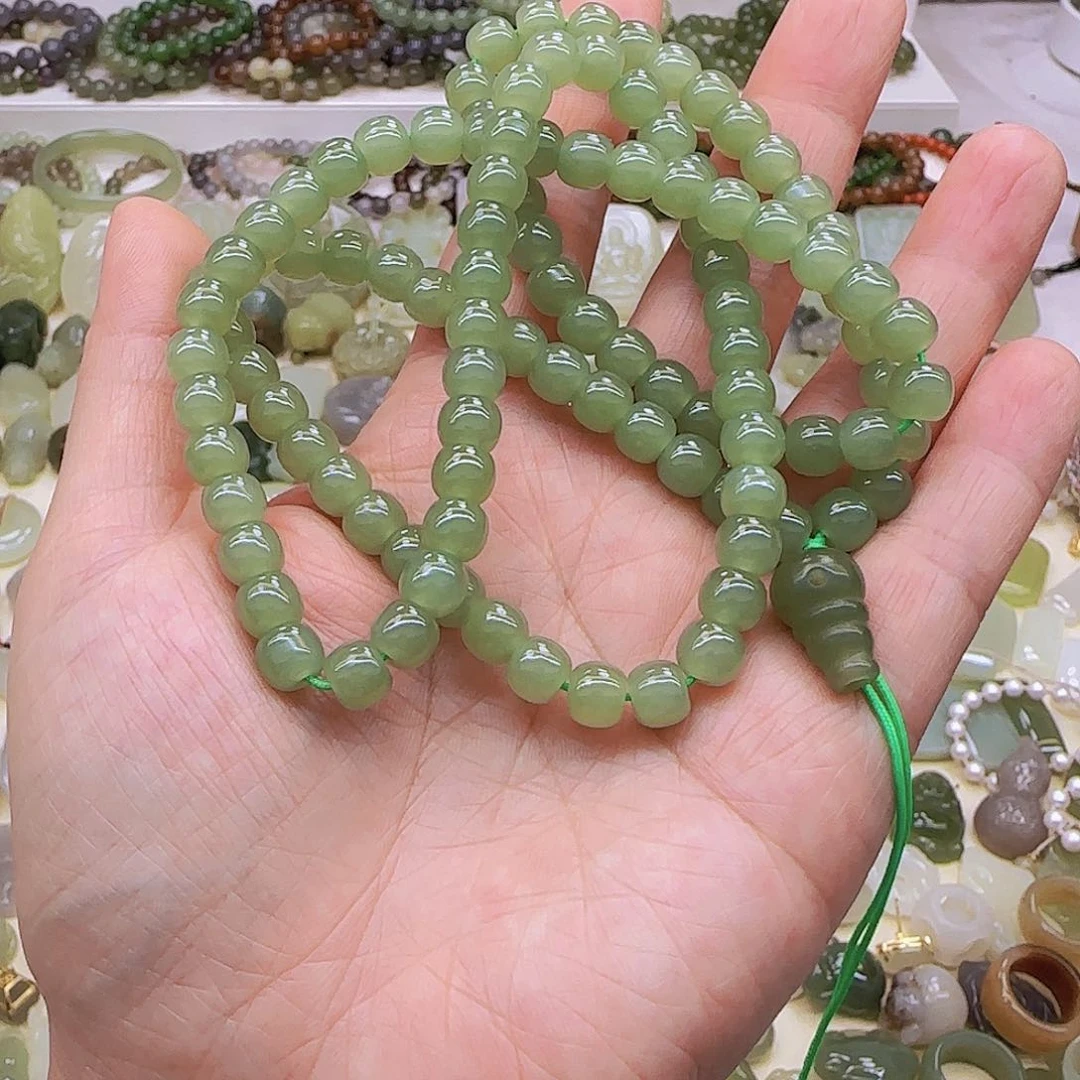 椋***﷼和田玉未镶嵌套链