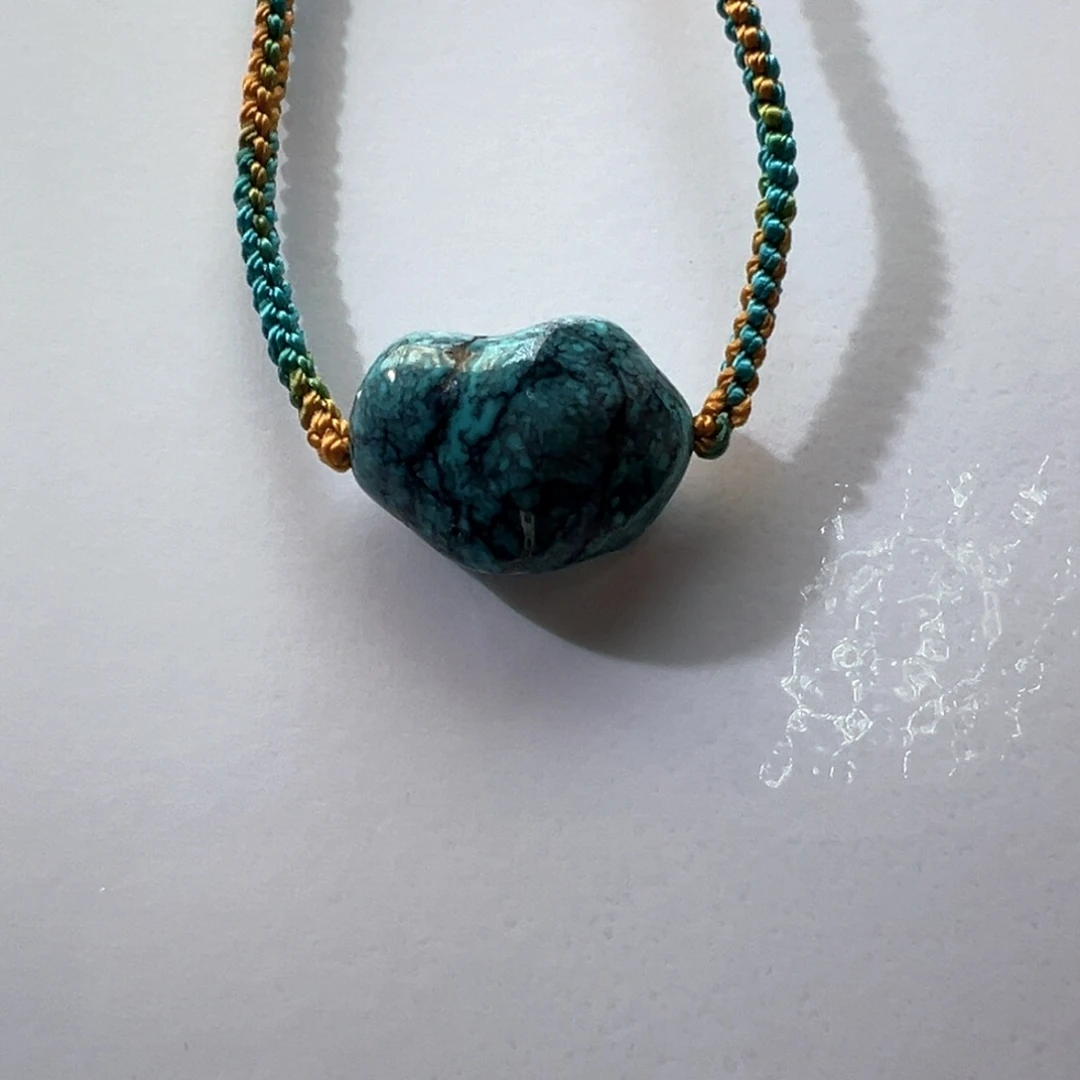 绿松石未镶嵌挂件