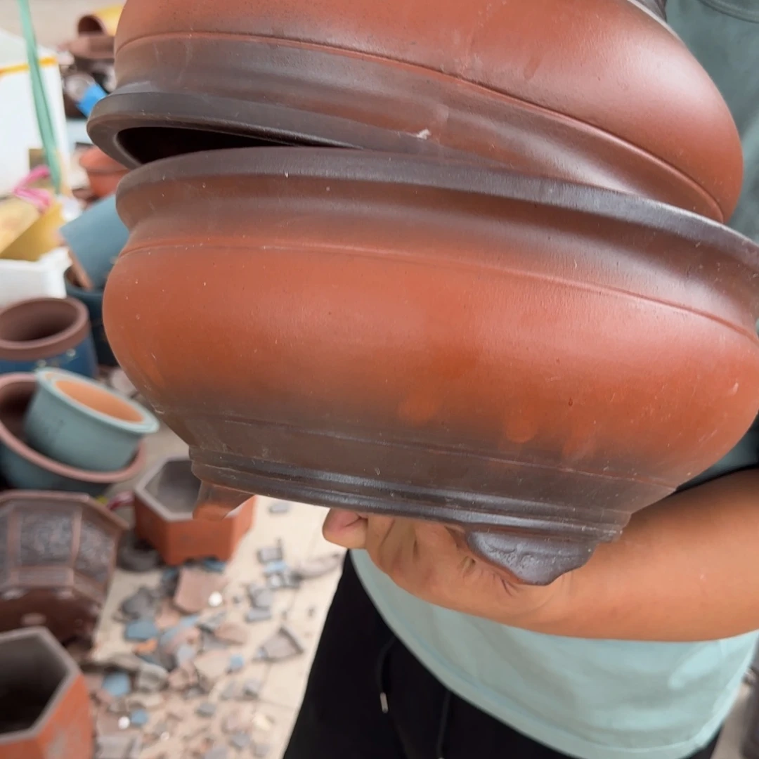 紫砂花盆口径25.11口径