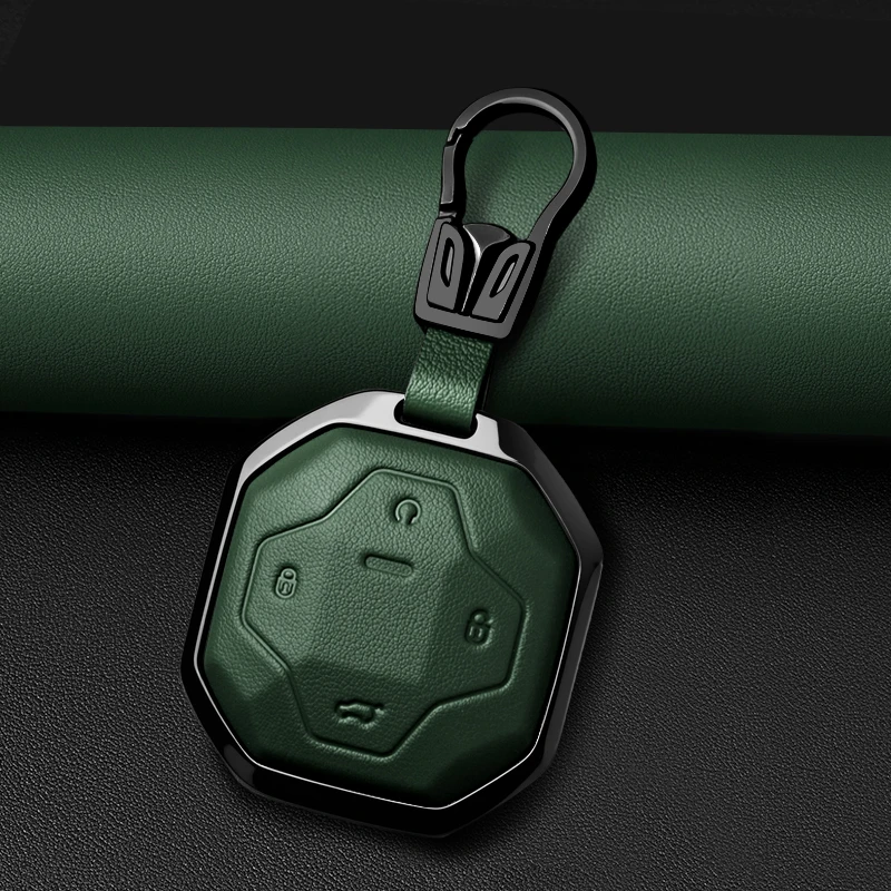 金刚扣捷途X70plus 大圣 山海L7 山海L9 T2专用真皮钥匙包钥匙套