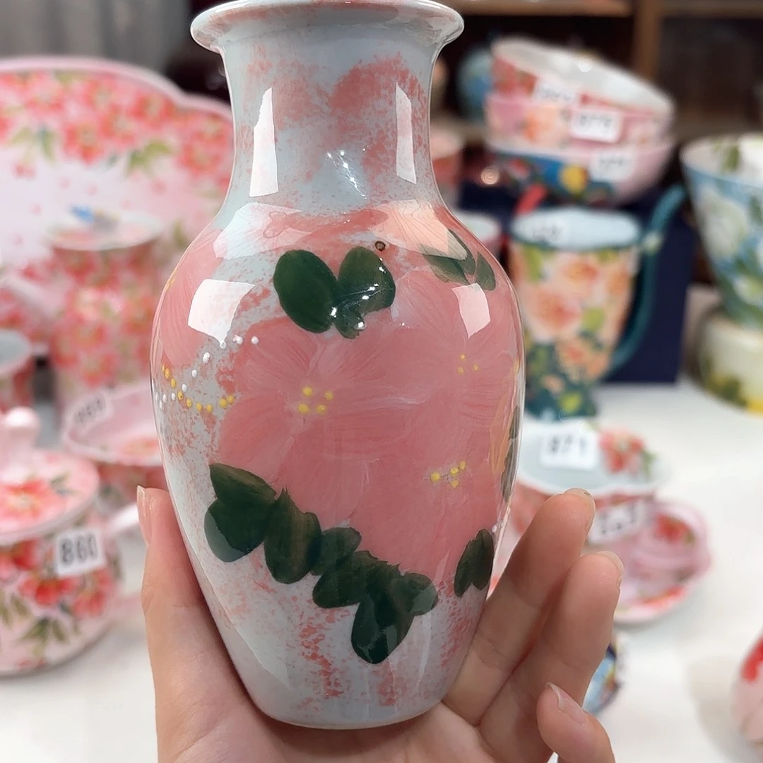 景德镇手绘高温釉下彩陶瓷茶具