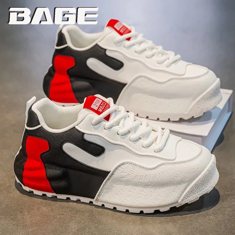 八哥47特大码48男鞋冬季透气网面男士休闲跑步包底运动阿甘老爹鞋