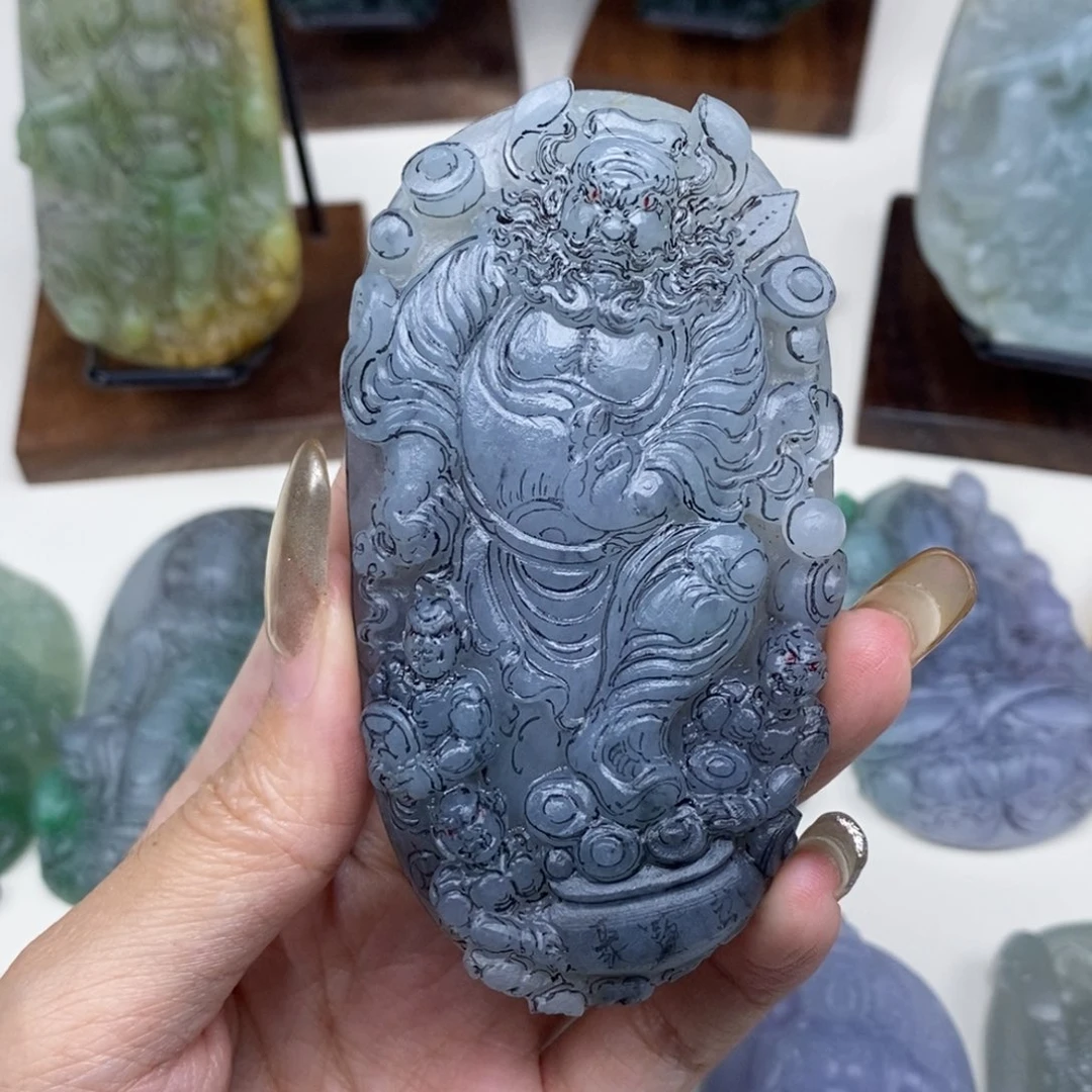 定制翡翠未镶嵌钟馗
