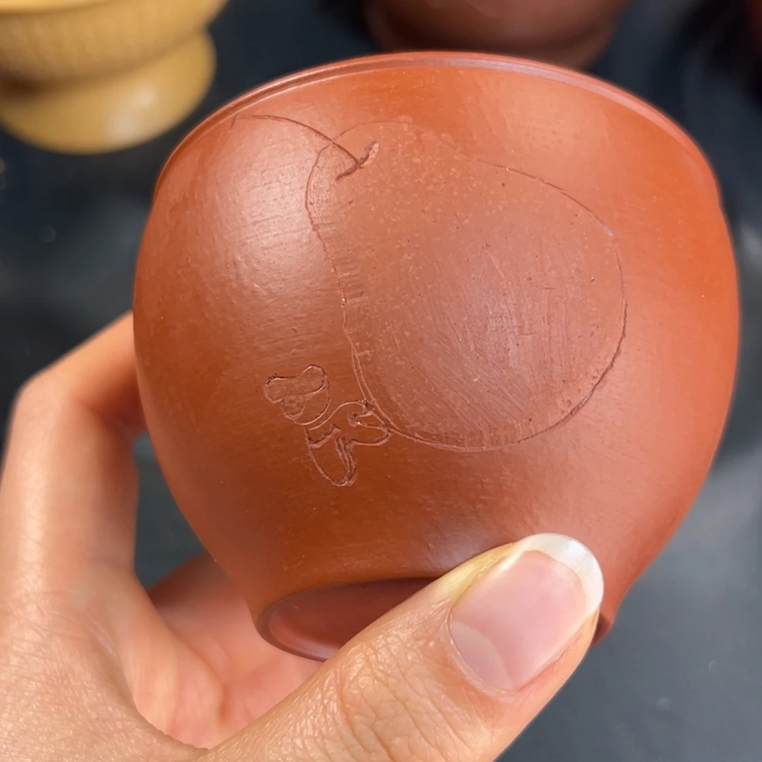 茶杯紫砂微瑕不退不换