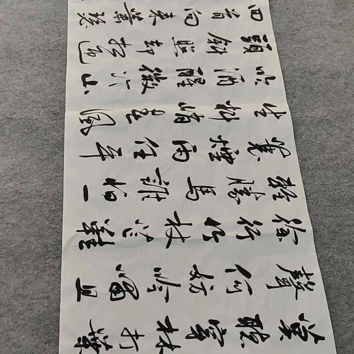 李士军老师书法定风波1.8*0.7