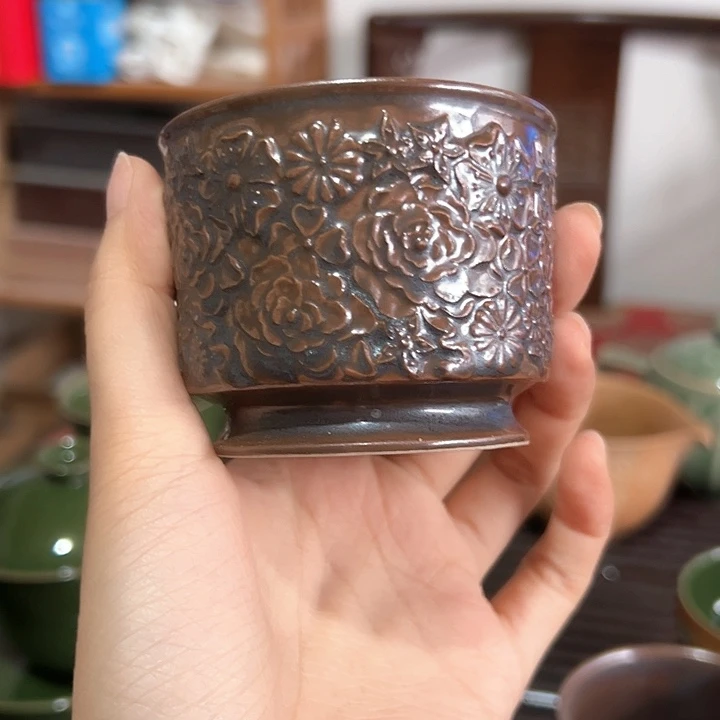 龙泉云间青瓷小米茶器