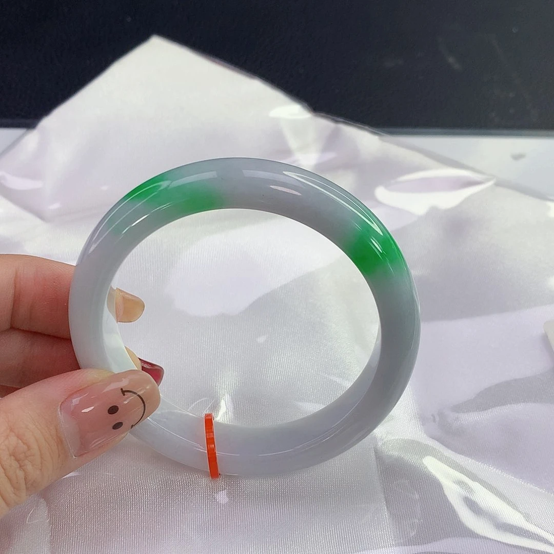 翡翠手镯未镶嵌天然翡翠A货36