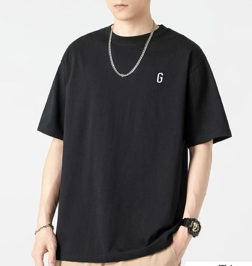 2025新款 G家小标短袖潮牌短t 男女同款简约百搭纯棉短袖T恤