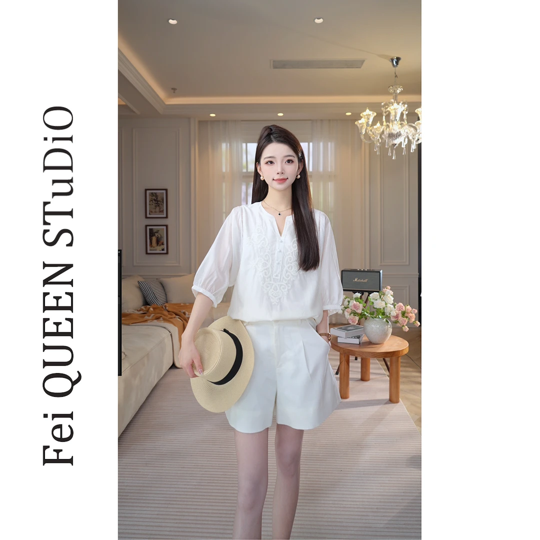 莱赛尔设计师时尚百搭衬衫SY0A513