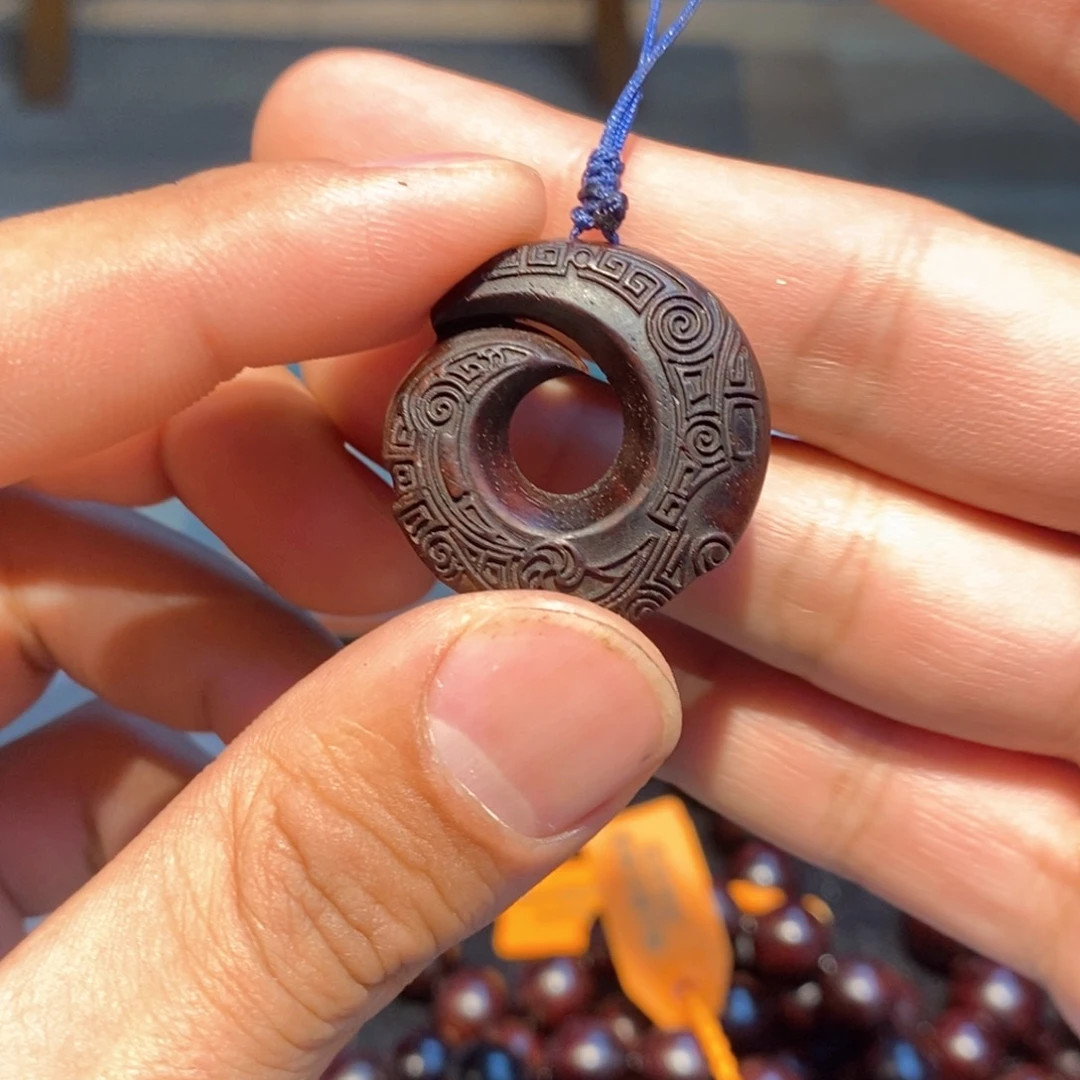 小叶紫檀手串/手链勾玉