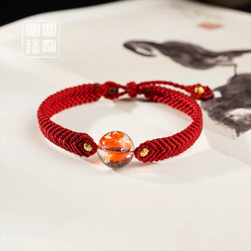 【高歌】富富珠宝 水晶18k金时尚手绳（天然珠宝多样性发）