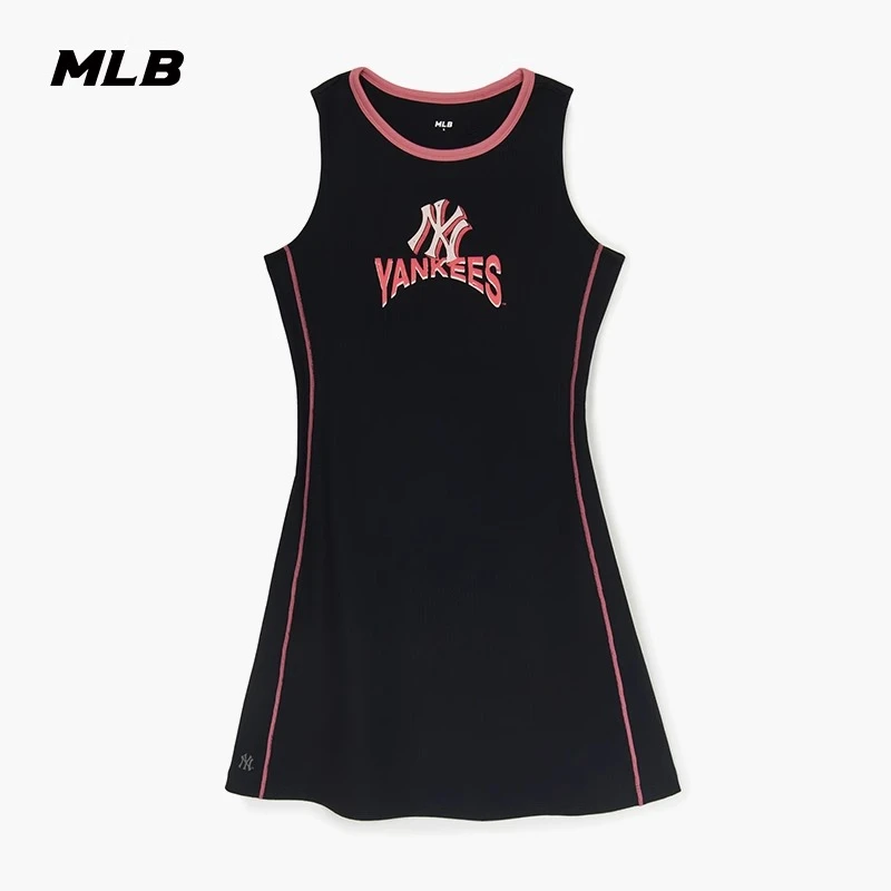 MLB女款经典潮流时尚休闲百搭运动无袖连衣裙25夏季新款3FOPA0153