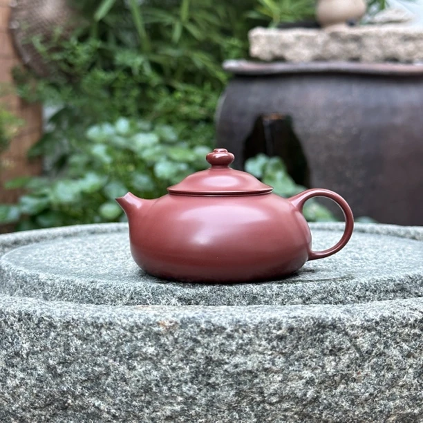 【闪购商品】精工 超薄胎 寒江壶 130cc左右 纯料陈腐朱泥 全手工