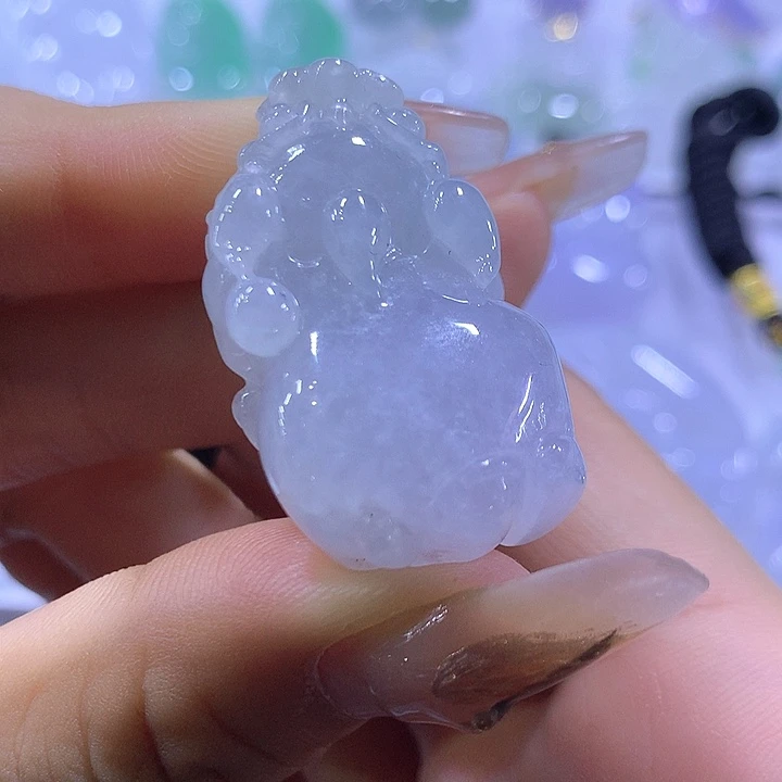 颈饰未镶嵌翡翠天然翡翠A货吊坠