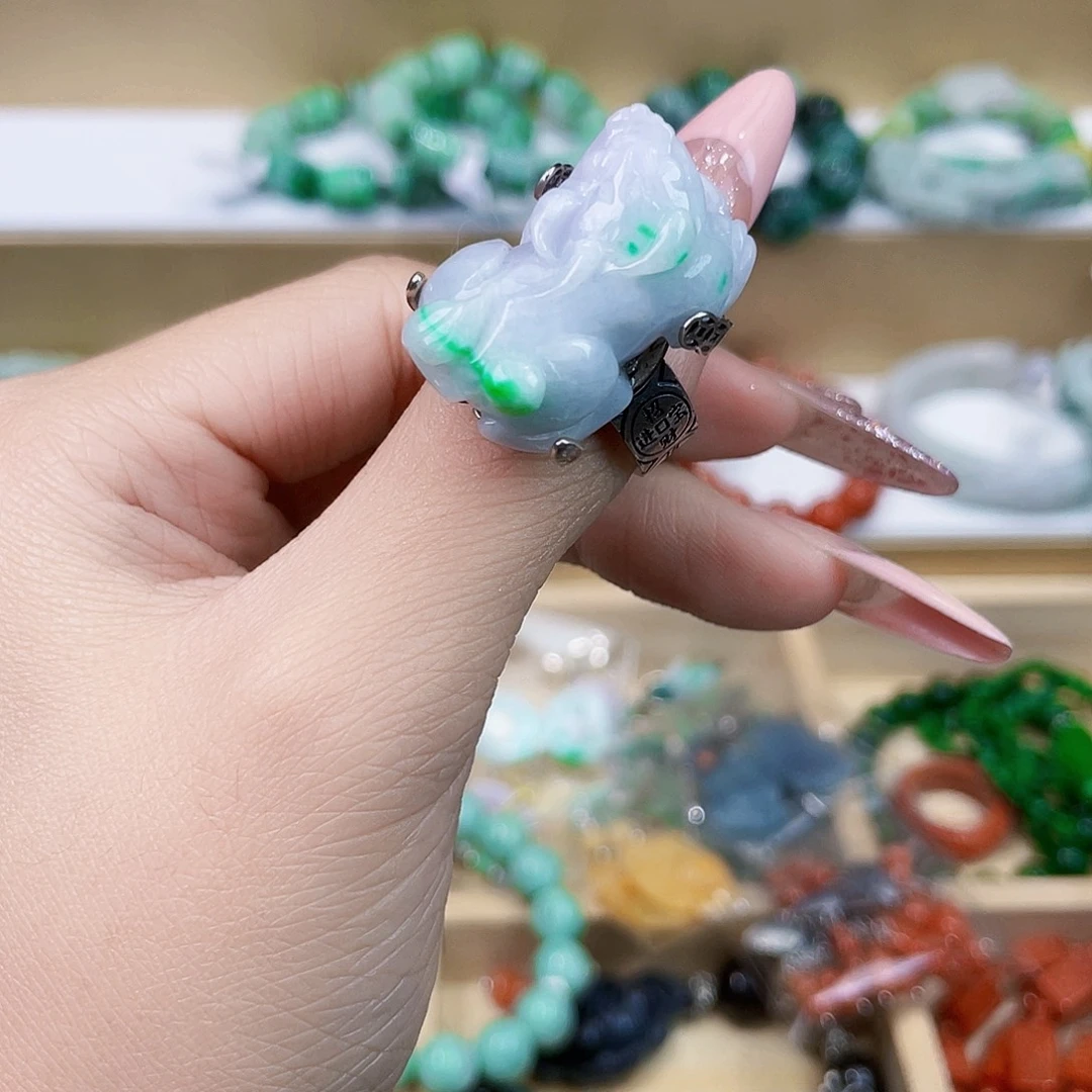 氢***氧翡翠未镶嵌手链戒指