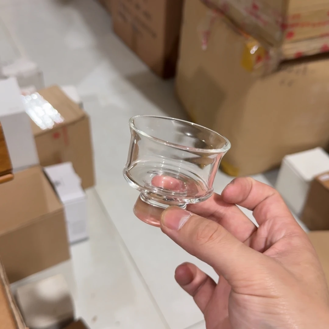 马蹄高足杯   两只