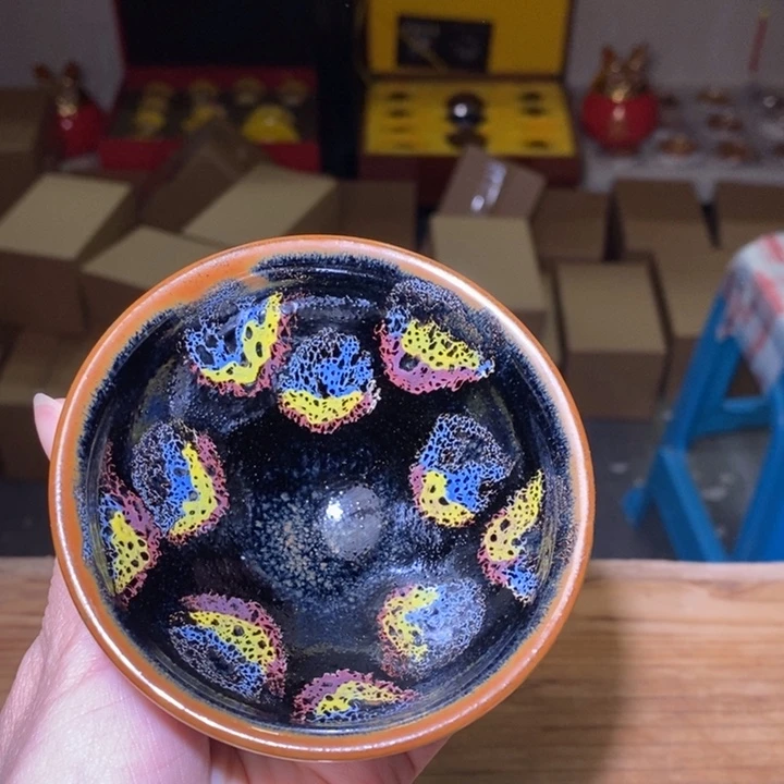 茶盏不带礼盒，建盏主人杯