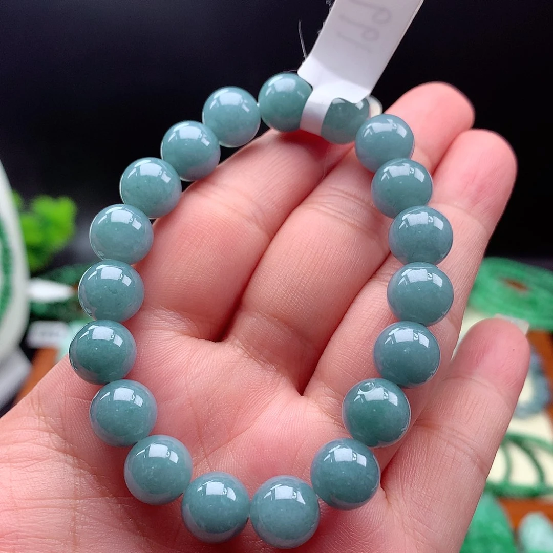 翡翠未镶嵌项链手串