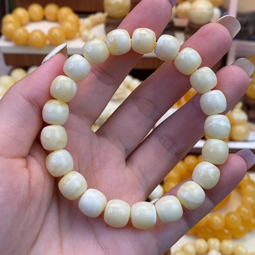 【闪购商品】未镶嵌蜜蜡裸石手链