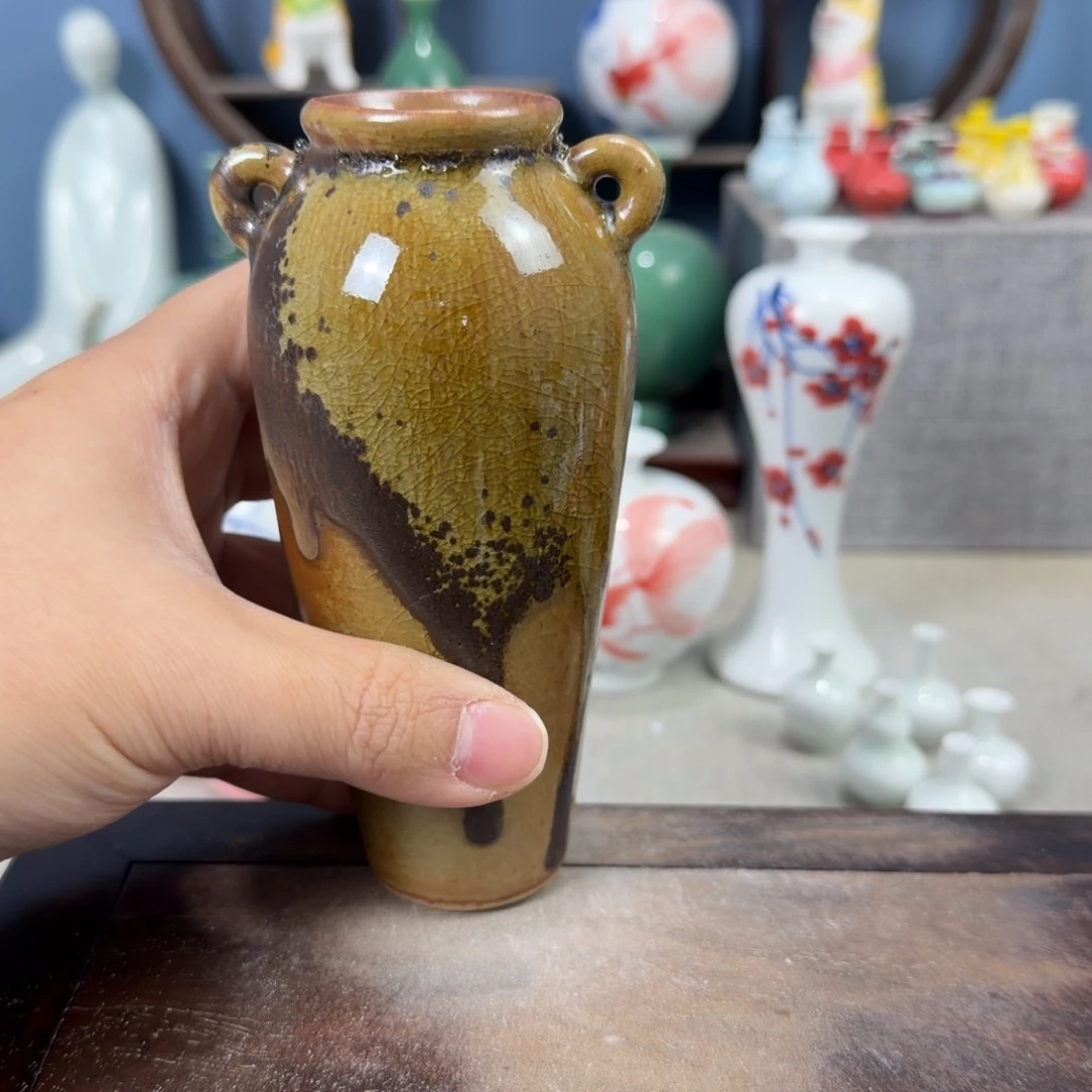 陶瓷手工小花器摆件