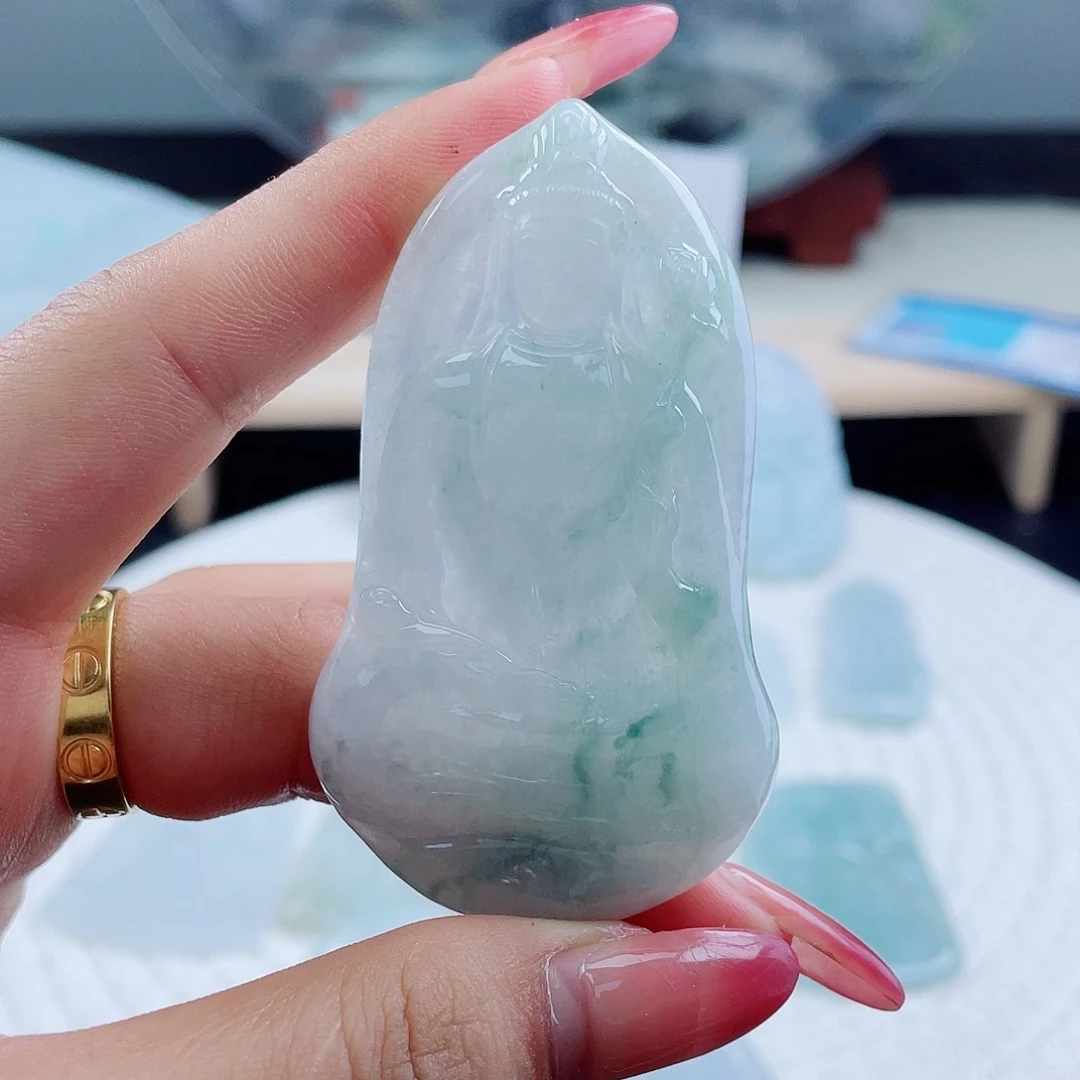 翡翠未镶嵌颈饰天然翡翠