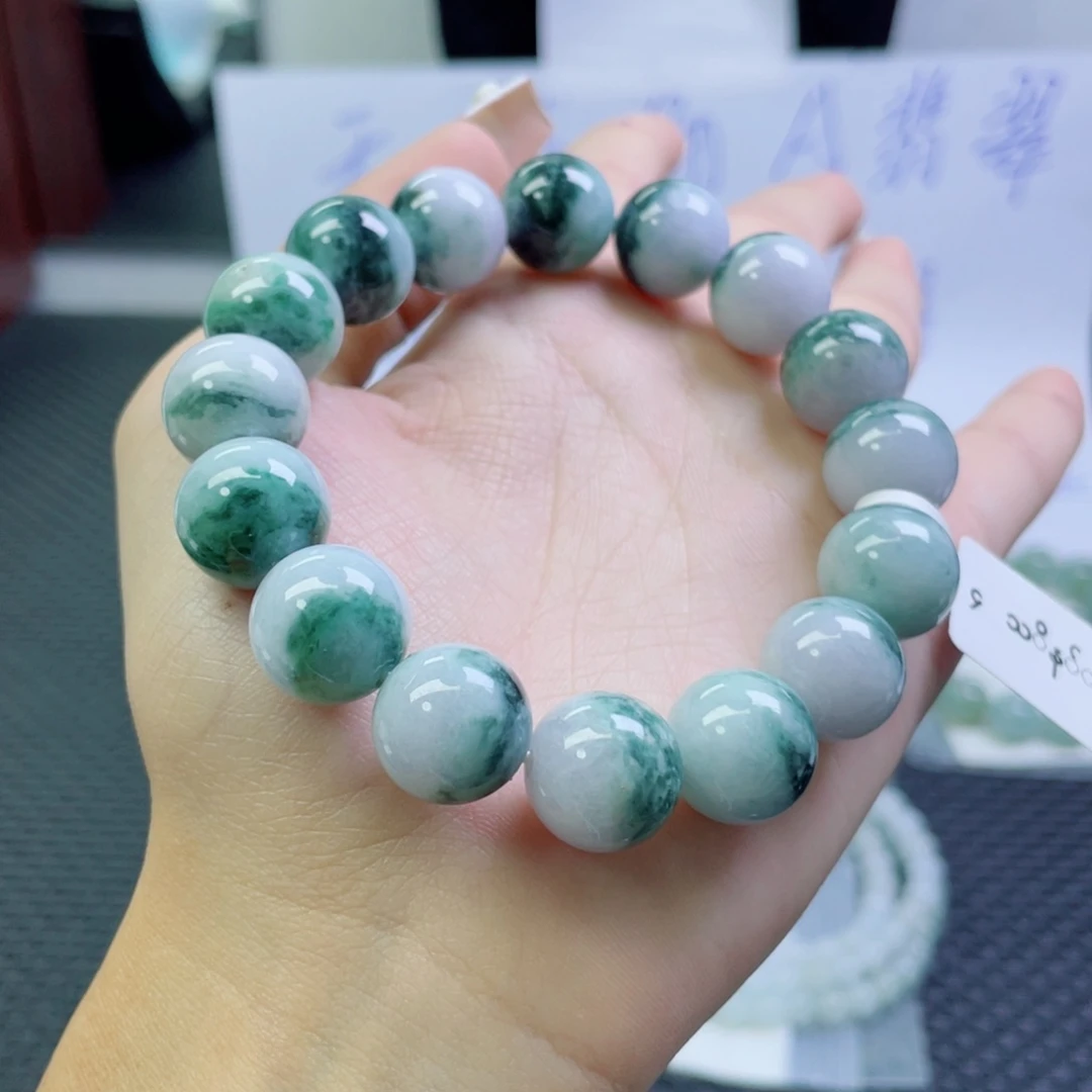 未镶嵌定制翡翠珠串