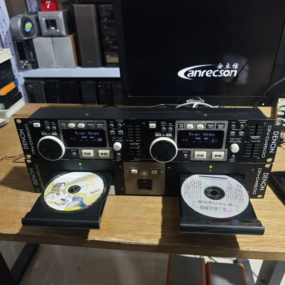 天龙牌双碟CD老款打碟机不包邮运费自理