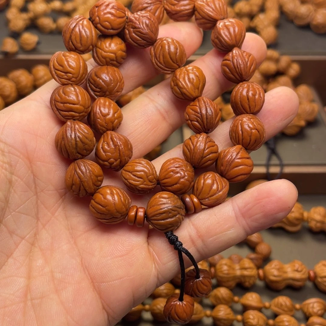 桃核手串龙纹桃核3