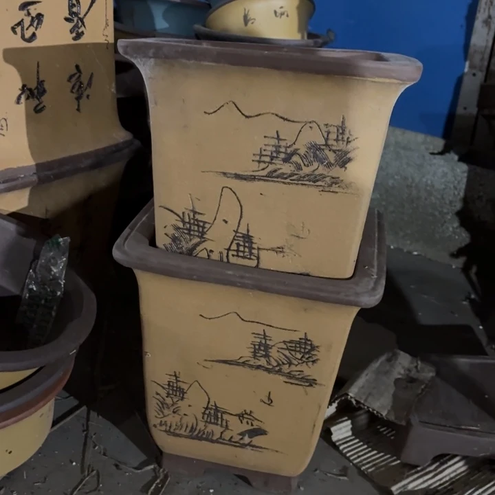 花盆紫砂100-3。