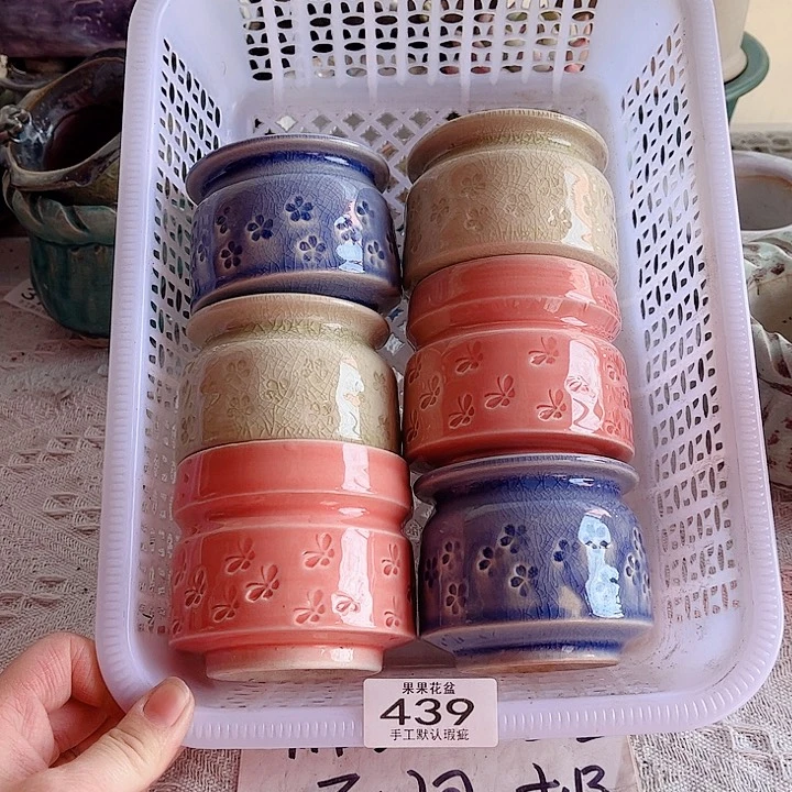 红陶陶瓷花盆439