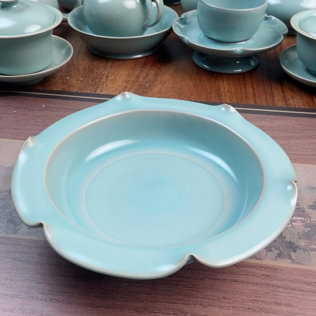 摆件原产地原矿汝瓷～茶器