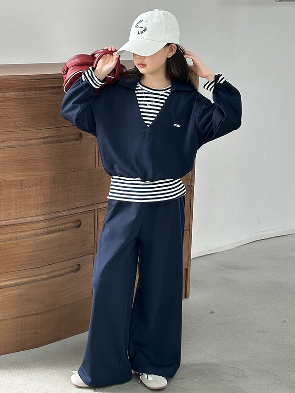 女童秋装套装2025新款儿童衣服春秋款巨好看小女孩洋气炸街运动服