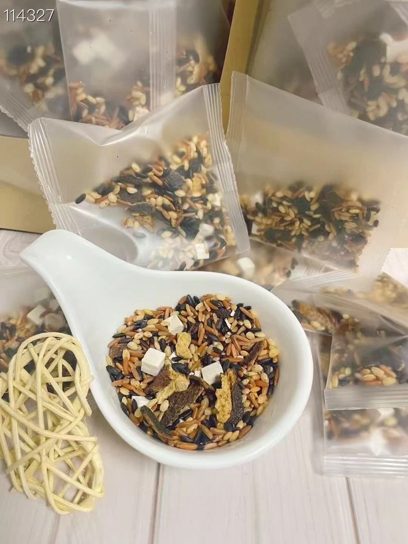 陈皮三色炒米茶