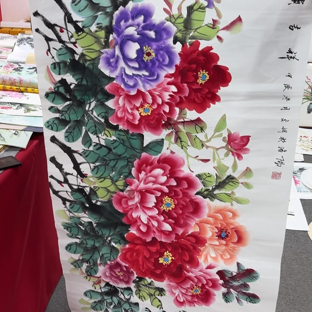 国画国画作品多次入选