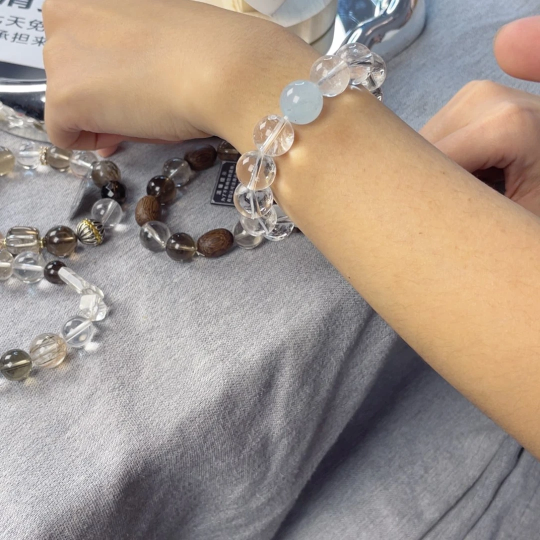 银S925镶嵌水晶手链