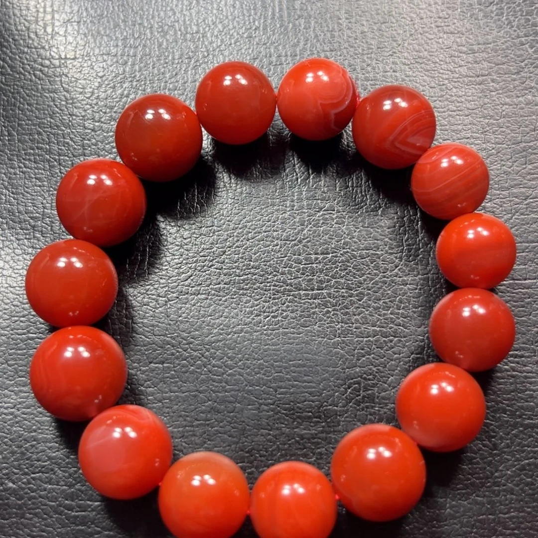 南红玛瑙未镶嵌单圈