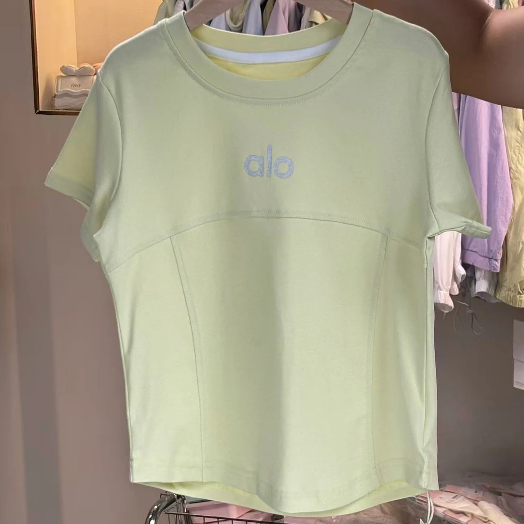 252102 夏款小版正肩字母短袖T恤