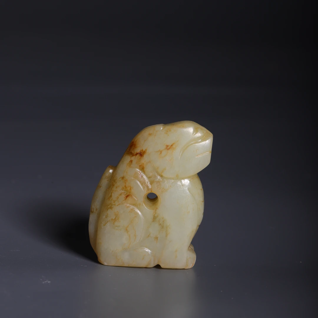 旧藏和田玉瑞兽-NX