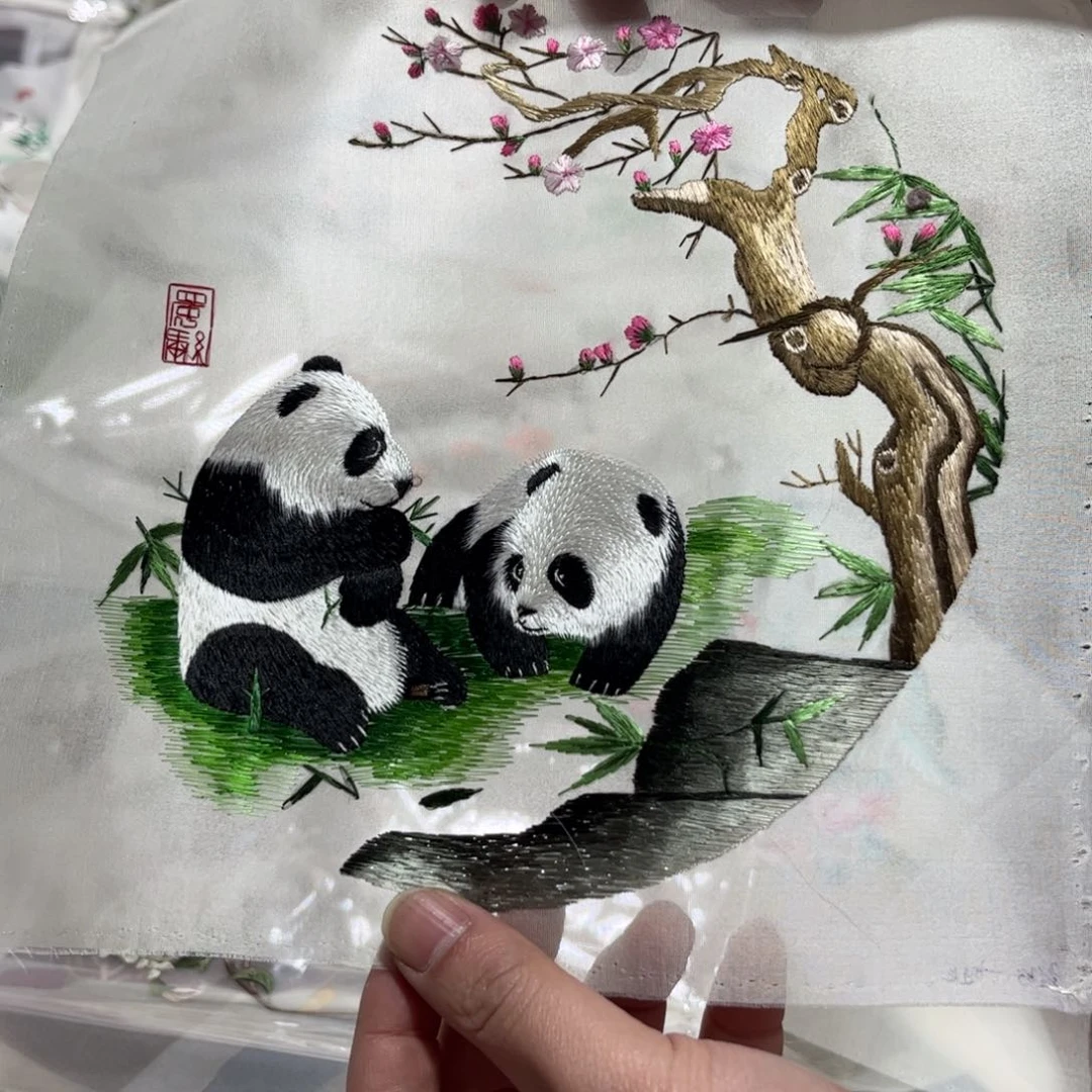 织绣纯手工苏绣陆老师