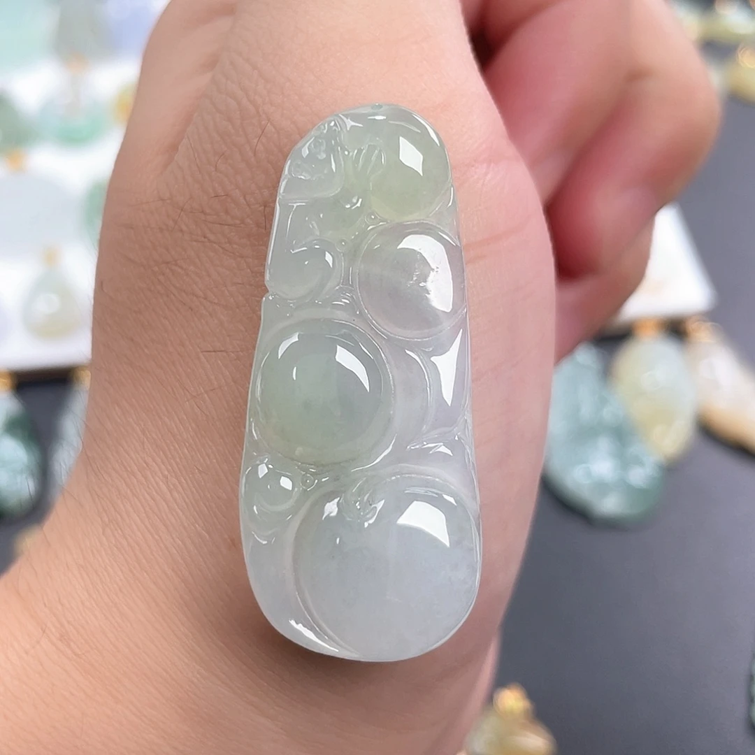 翡翠未镶嵌颈饰天然缅甸a 货翡翠
