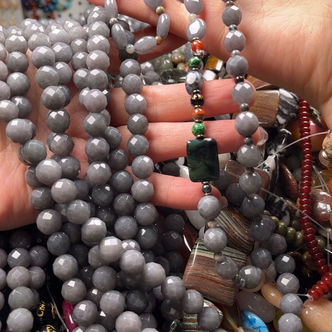 石英质玉珠宝奇石未镶嵌卡10切面