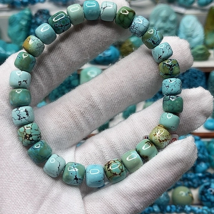 绿松石未镶嵌天然原矿 地大质检