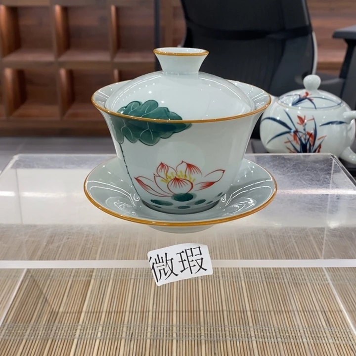 釉下老陶泥手工绘制