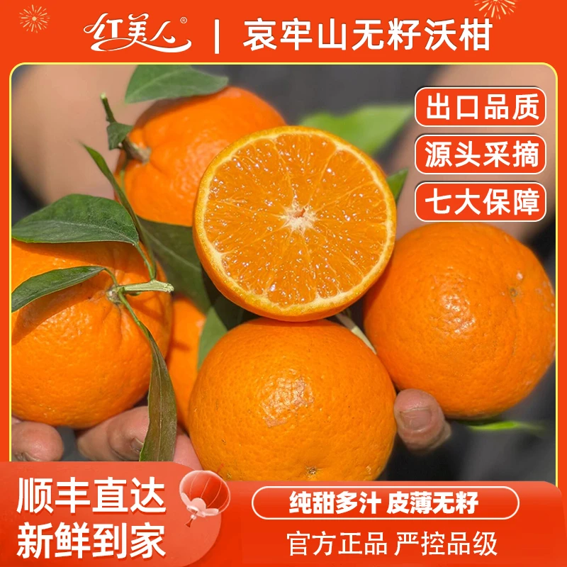 【顺丰/京东】云南哀牢山无籽沃柑鲜甜多汁高山水果产地现摘现发
