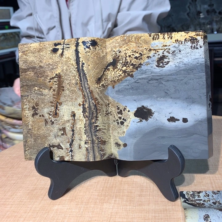 广西国画石摆件，观赏收藏