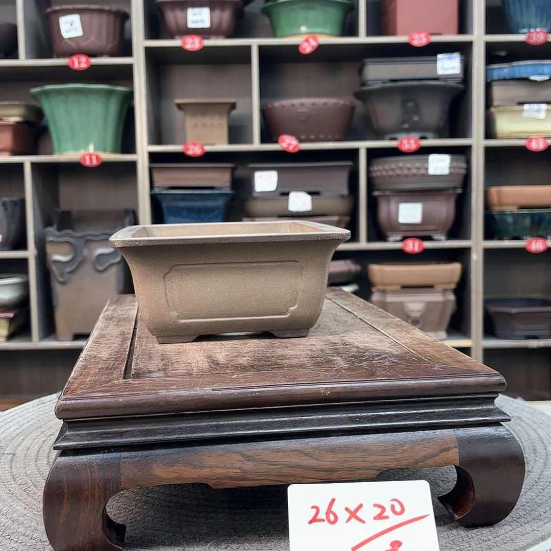 紫砂花盆小****制紫砂的颜色很好看