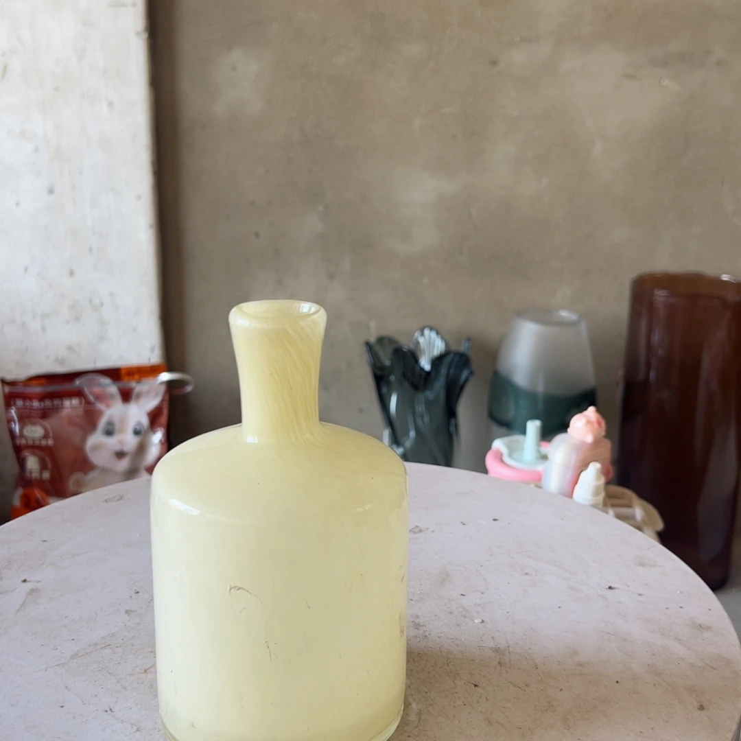 琉璃花器微瑕高度17